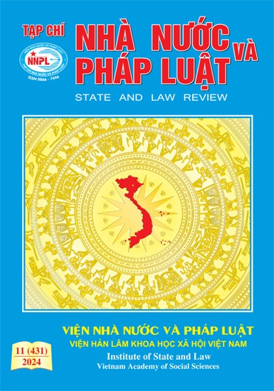 Mục lục Tạp chí Nhà nước và Pháp luật số 11 (431) năm 2024